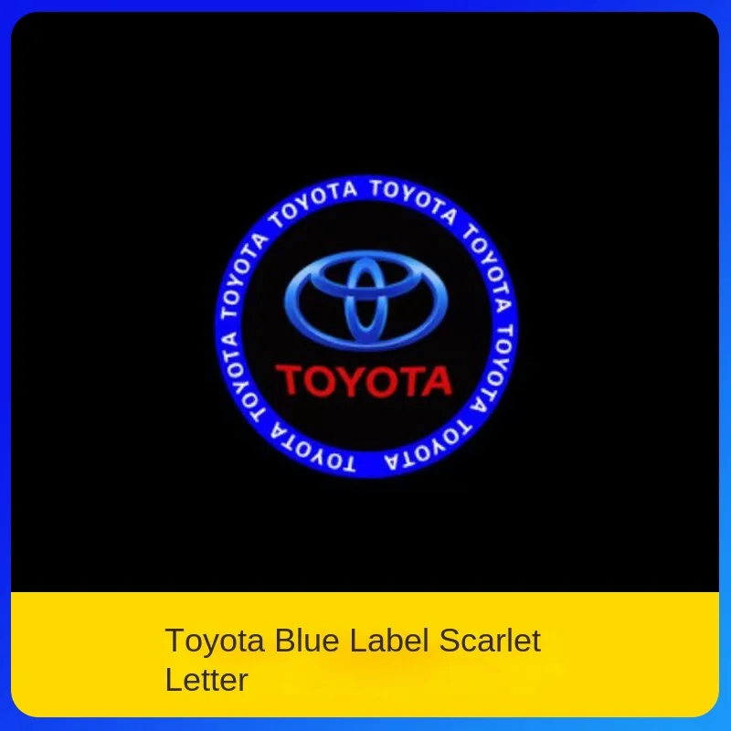 

2PCS LED Door Welcome Projector Light for Toyota - Fits Camry/ Highlander/Prado/Avalon/Reiz/RAV4/Crown/CHR - OEM Style HD Logo