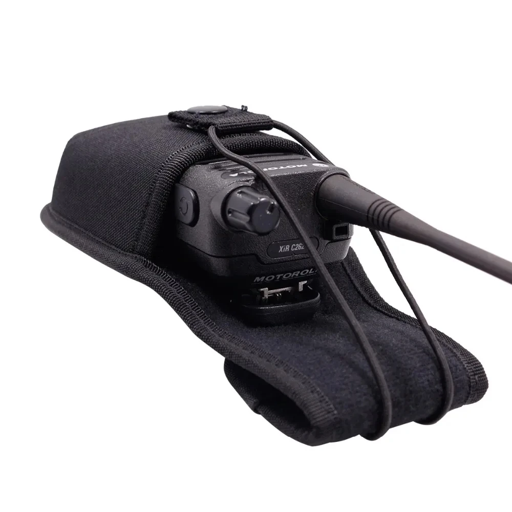 ABBREE MSC-F5 Nylon Pouch Bag Walkie Talkie Carry Case for BaoFeng UV-5R UV-32 DM-32 BF-888S TYT Quansheng Handheld Radio