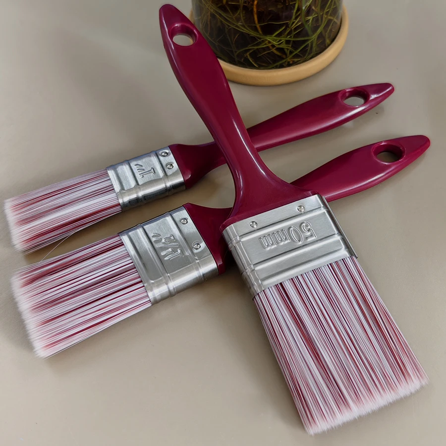 مجموعة فرش طلاء ProCraft مكونة من 3 قطع، دقة متعددة الزوايا، شعيرات سريعة الجفاف وغير قابلة للانزلاق، للرسم الفعال #5