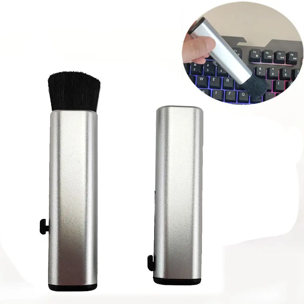 Poignée en plastique petite laine brosse de nettoyage douce outil de nettoyage brosse de clavier nettoyage de clavier