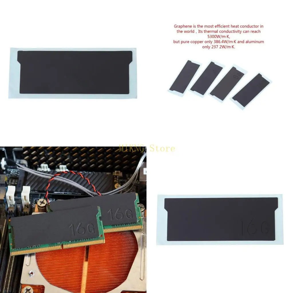 

Laptop Memory Heatsink Plate Plated Copper Gaming Notebook Cooling Vest Radiator Memory Cooler Radiator best sale