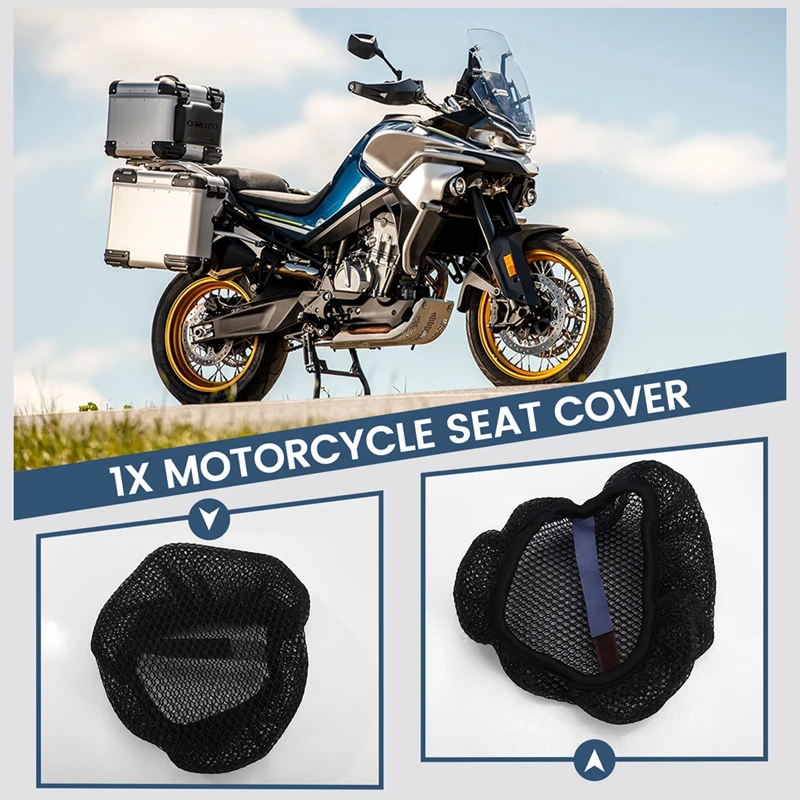 Motorcycle Accessories Mesh Breathable Seat Cover Protector Insulation Seat Cushion Cover For CFMOTO 800MT MT800 MT 800