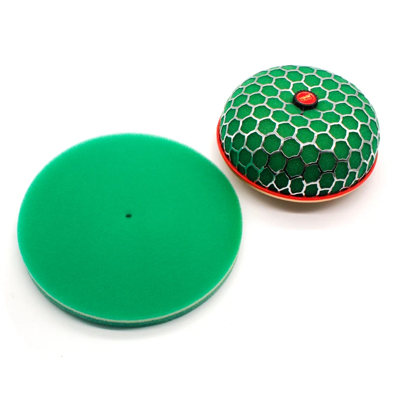 1PCS Universal 250mm Air Filter Foam 3Layer Filter Sponge Element Suitable Mushroom Air Filter Cleaner Replacement Green Sponge