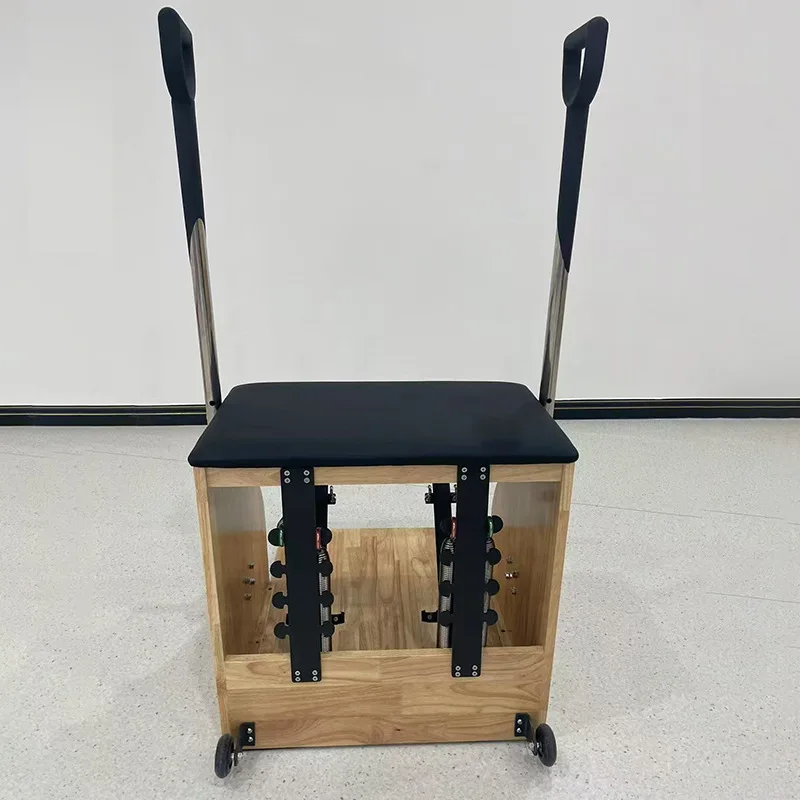 Steady Chair Fitness Equipment Yoga Home Body Plastic Pilates Oak Steady Chair