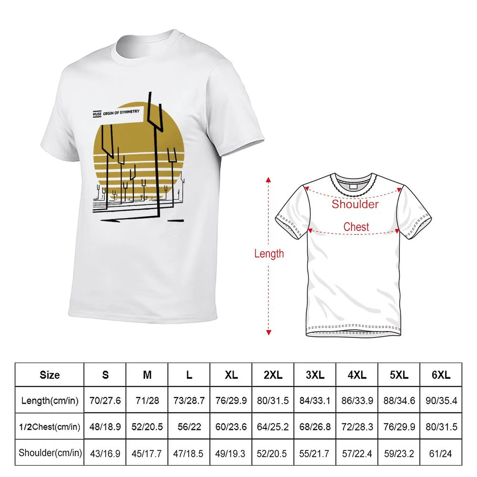 New Muse Merch Symmetry Dot Shirt T-Shirt custom t shirt kawaii clothes oversized t shirt men