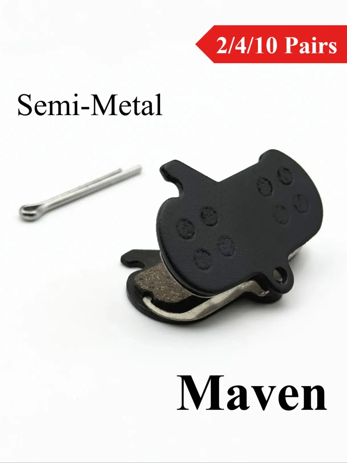 AliExpress NONE Semi-Metal, 2/4/10 Pairs Mountain Bike Disc Brake Pads for Sram Maven ULT/SLV/BRZ/BSE Hydraulic Caliper