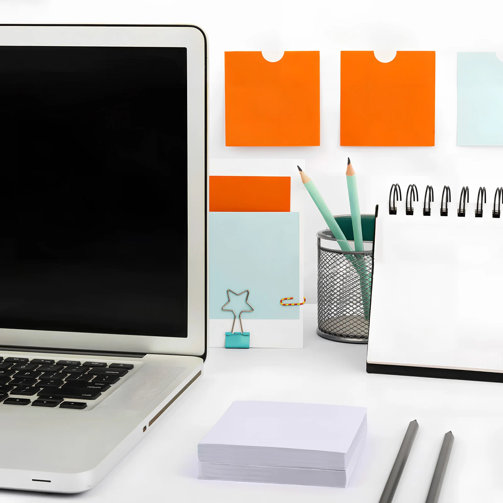 

3pcs Square Self Stick Note Blank Memo Office Supplies Adhesive Note Pads Portable Message Recording