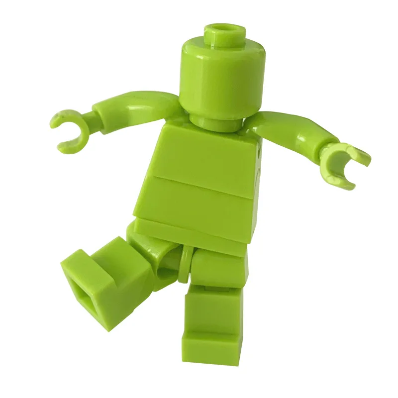 Solid Multi-color Little Figure Building Blocks Multi-joint Super Movable Third-party Little Figure Accessories Toy Modification