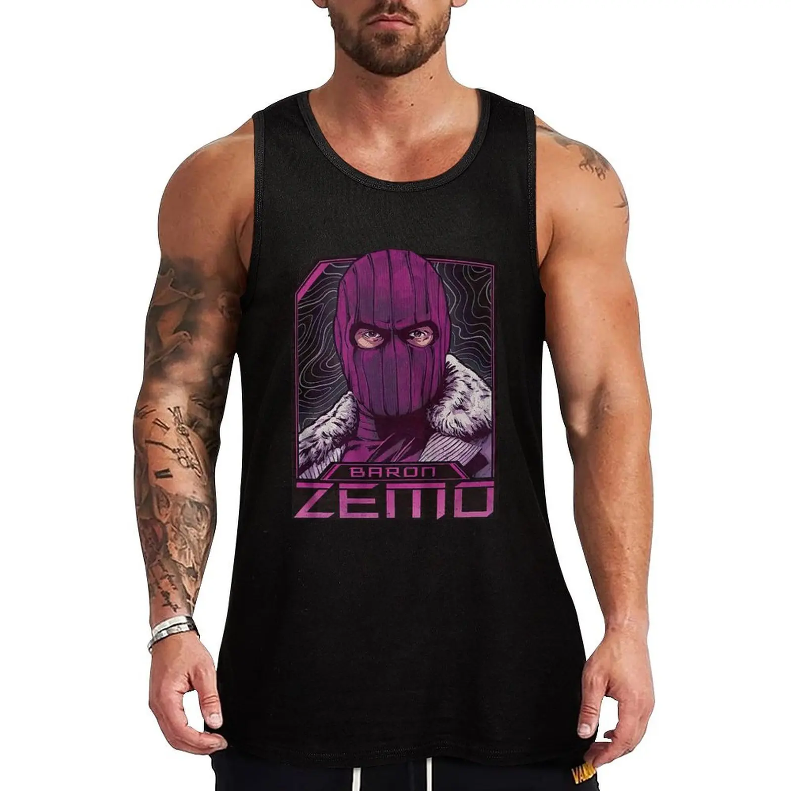 Барон Зомо. Майка летняя одежда для мужчин Мужская спортивная одежда