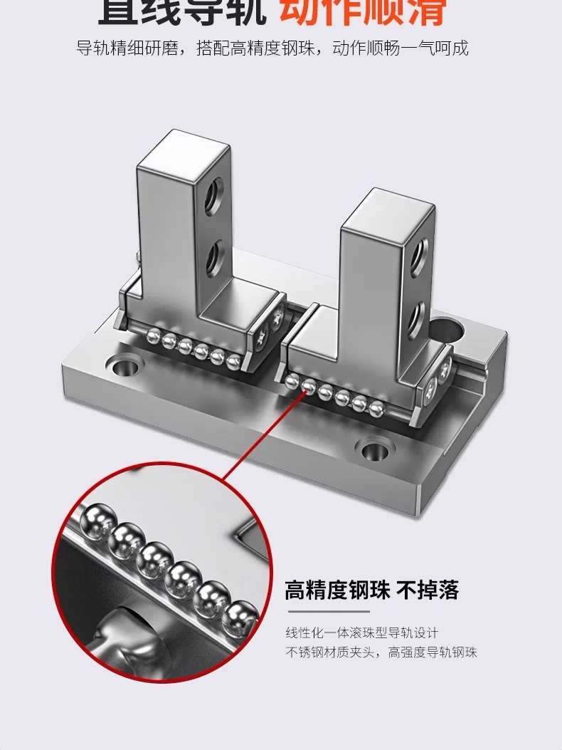 Original Pneumatic Finger Gripper Cylinder Mhzl2/Mhz2-6/10D/16D/20D/25D/32D*40D*D1/D2/D