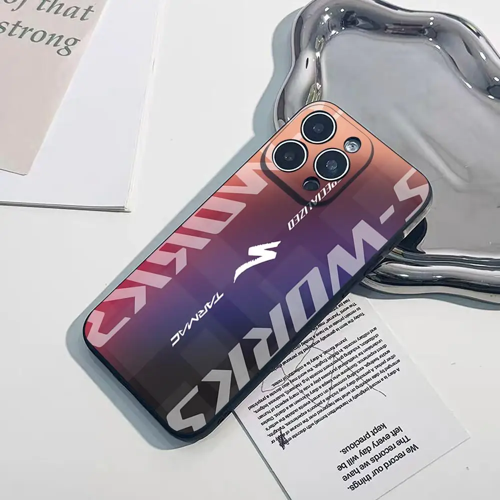S-SpecializedES Fahrrad-Handyhülle für iPhone 17 Pro Max 16 15 14 Pro Max 13 11 Air Plus Silikonhülle