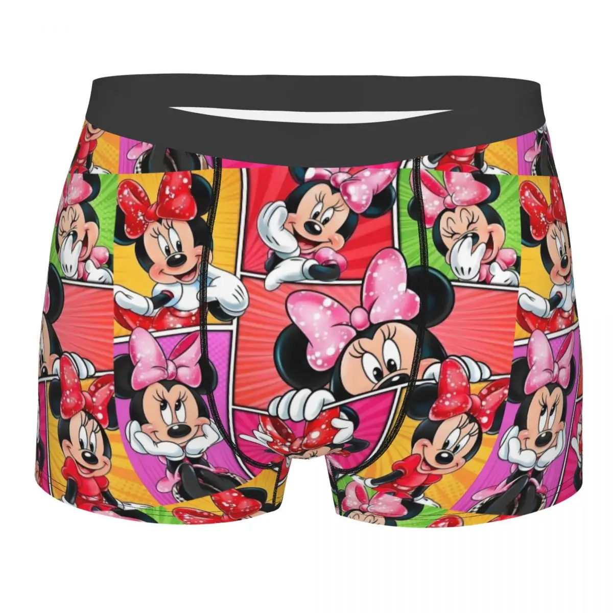 

Custom Minnie Mouse Anime Boxer Shorts For Men 3D Print Manga Cartoon Underwear Panties Briefs Soft Underpants