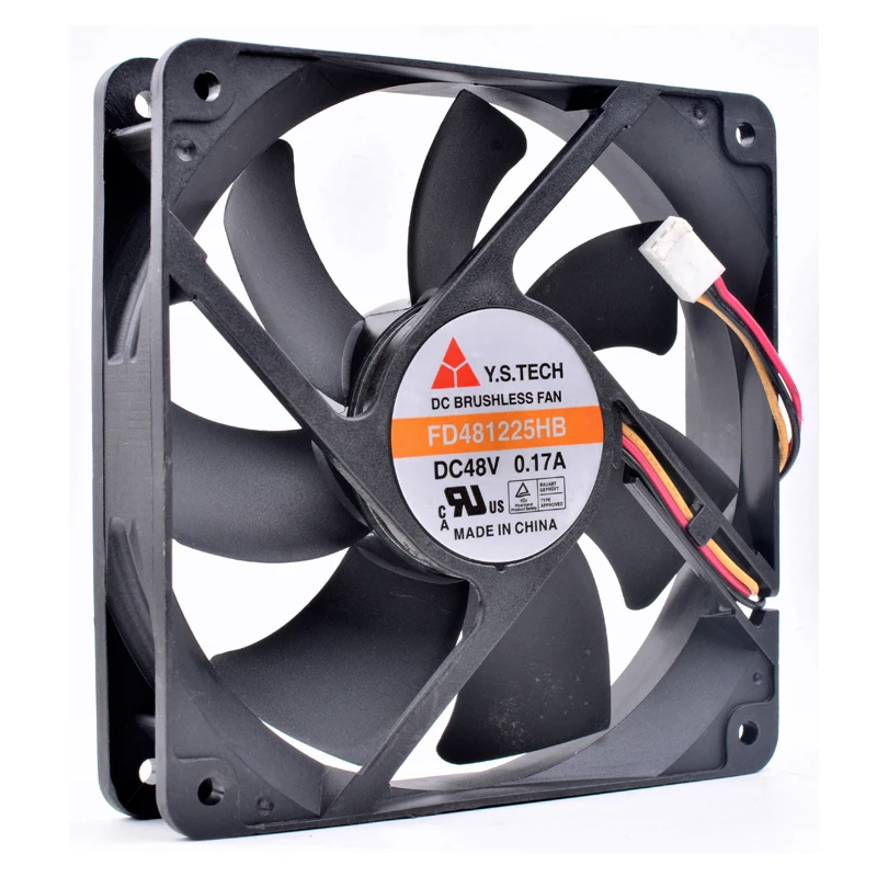 

Original FD481225HB 12cm 12025 48V0.17A 3 line server inverter cooling fan