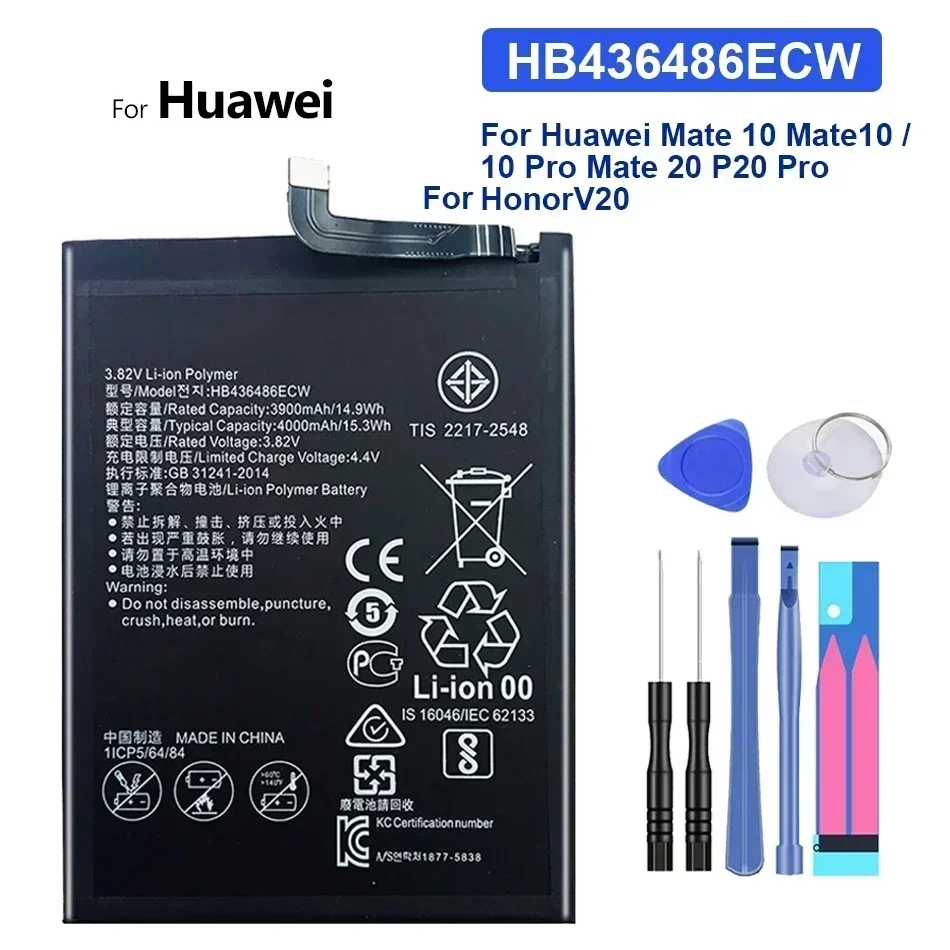 Phone Battery For huawei Honor 7X, P9, 9, 9i, 8, 9 Lite, View 10, V10,Nova 2i 3, 3i, 3E,4, 4e,Mate 10 Lite,Pro 20,HB386589ECW