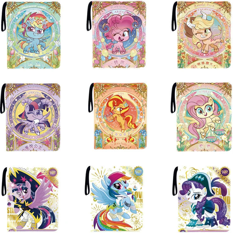 900pcs Card Album Book Anime My Little Pony Collection Card Zipper Game Cards Sunny Starscout Binder Holder kids Gift