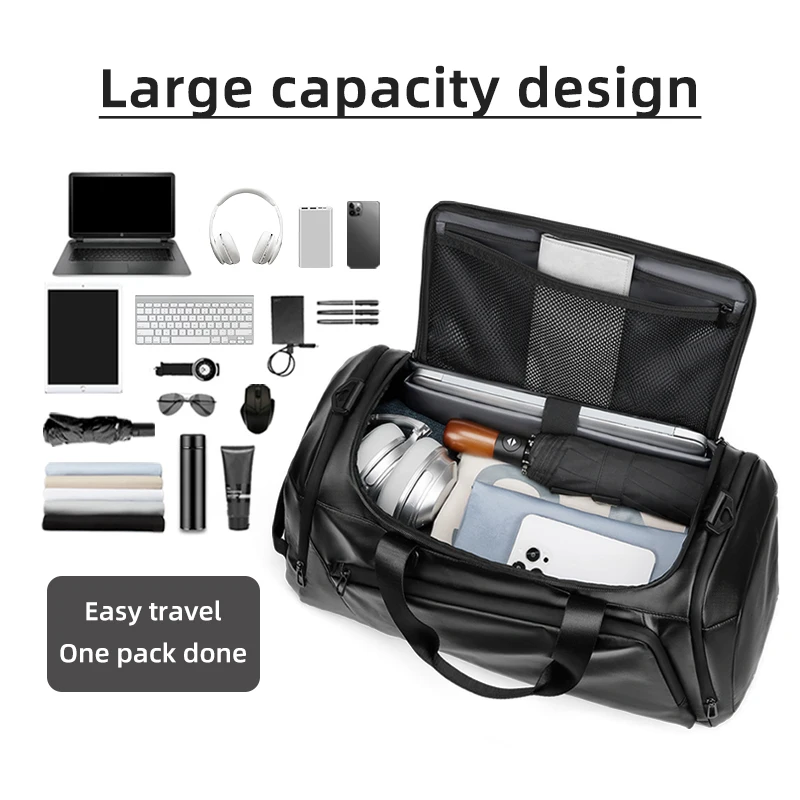 حقيبة ظهر رياضية للرجال للسفر، حقيبة كتف متعددة الوظائف، حقيبة يد للسباحة واللياقة البدنية، حقيبة ظهر للأعمال في الهواء الطلق لحقيبة الأحذية #4