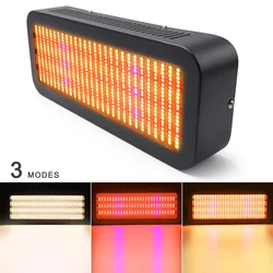 Derlights 300W Full Spectrum Led Grow Light Panel tre modalità di visualizzazione rosso blu caldo spettro regolabile