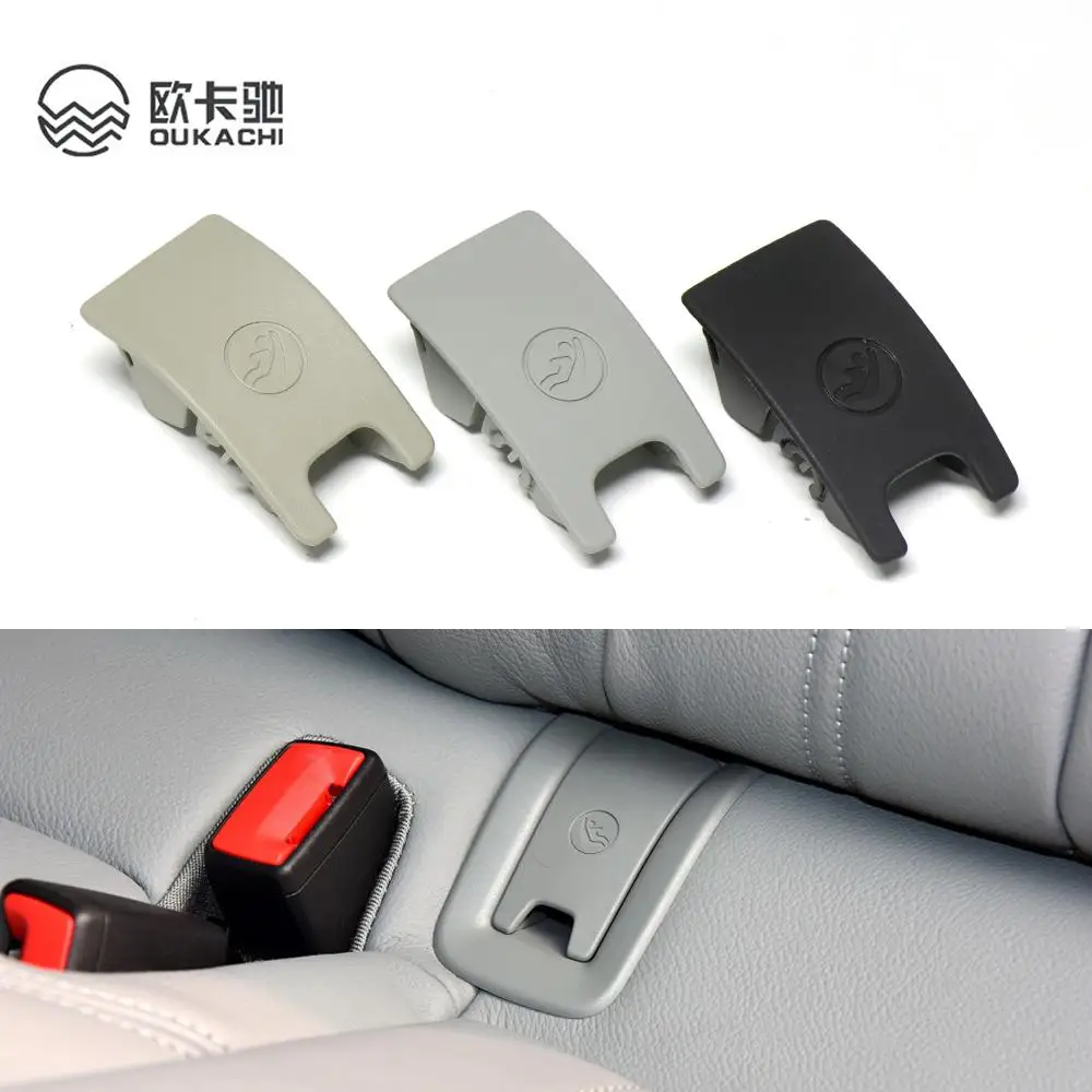 Car Rear Seat Hook ISOFIX Cover Child Restraint For Audi A4 A6 Black / grey 19-18 4G8 887 187 Car Accessories