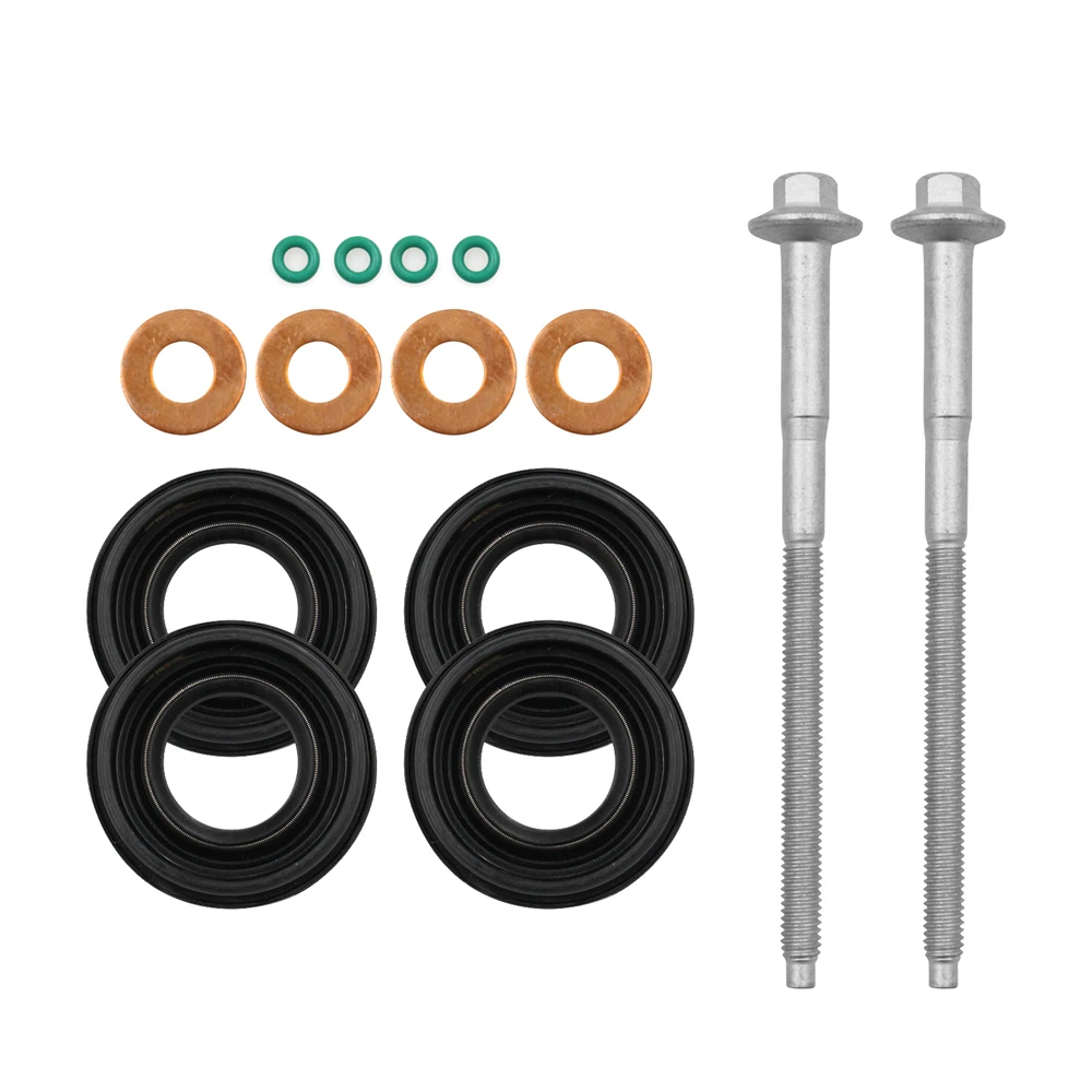 

DIESEL INJECTOR SEAL KIT w INJECTOR CLAMP BOLTS FOR FORD TRANSIT MK7 2.2 TDCi SP