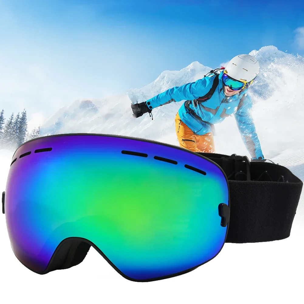 Gafas de esquí antivaho para hombres y mujeres, gafas de nieve, gafas de snowboard, deportes al aire libre