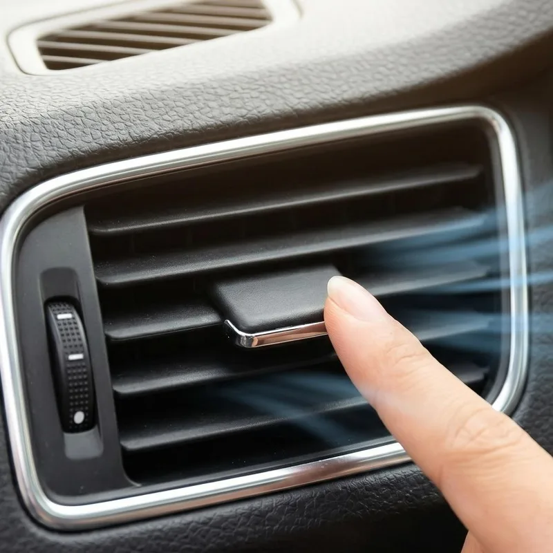 1-5pcs Car AC Air Vent Clip Conditioning Louver Blade Auto Dashboard Deflector Tab Replacement Parts Universal Air Outlet Slider