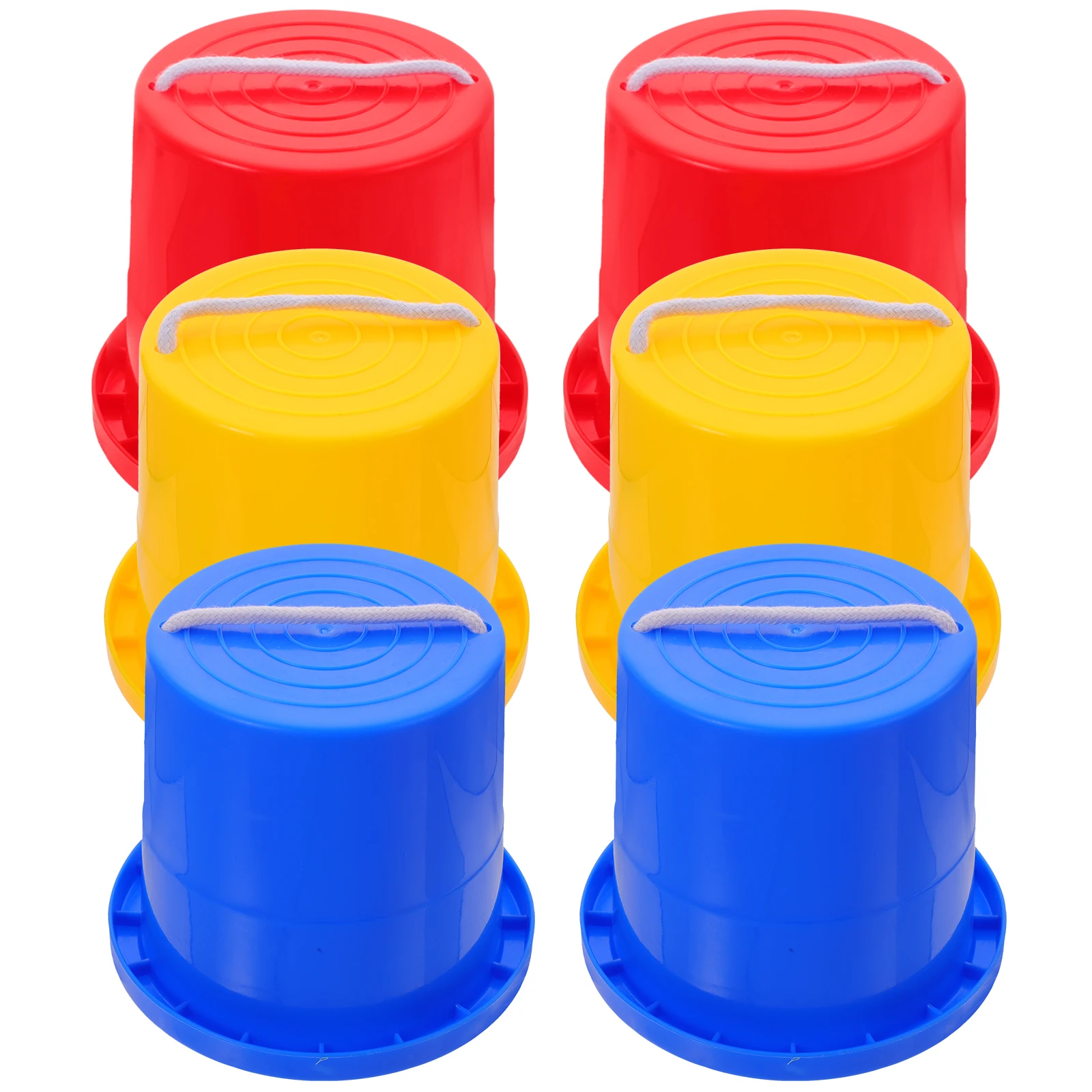 

3 Pairs Training Stilts Plastic Balance Kids Jump Jumping Buckets For Kids Shoes Outdoor Toys Sports Gift
