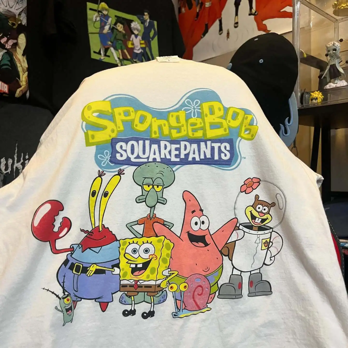 

Animated SpongeBob SquarePants Patrick Star Casual Comfortable Versatile Summer Short Sleeve T-Shirt Women's Cotton Harajuku Top