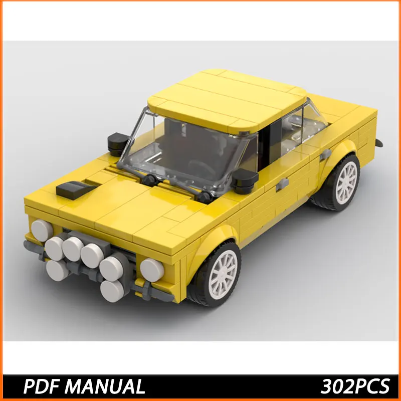 

City Speed Racing Car Model Building Blocks DIY Bricks MOC Toy Classic Rally Sports Super Racer Vehicle Christmas gift technique