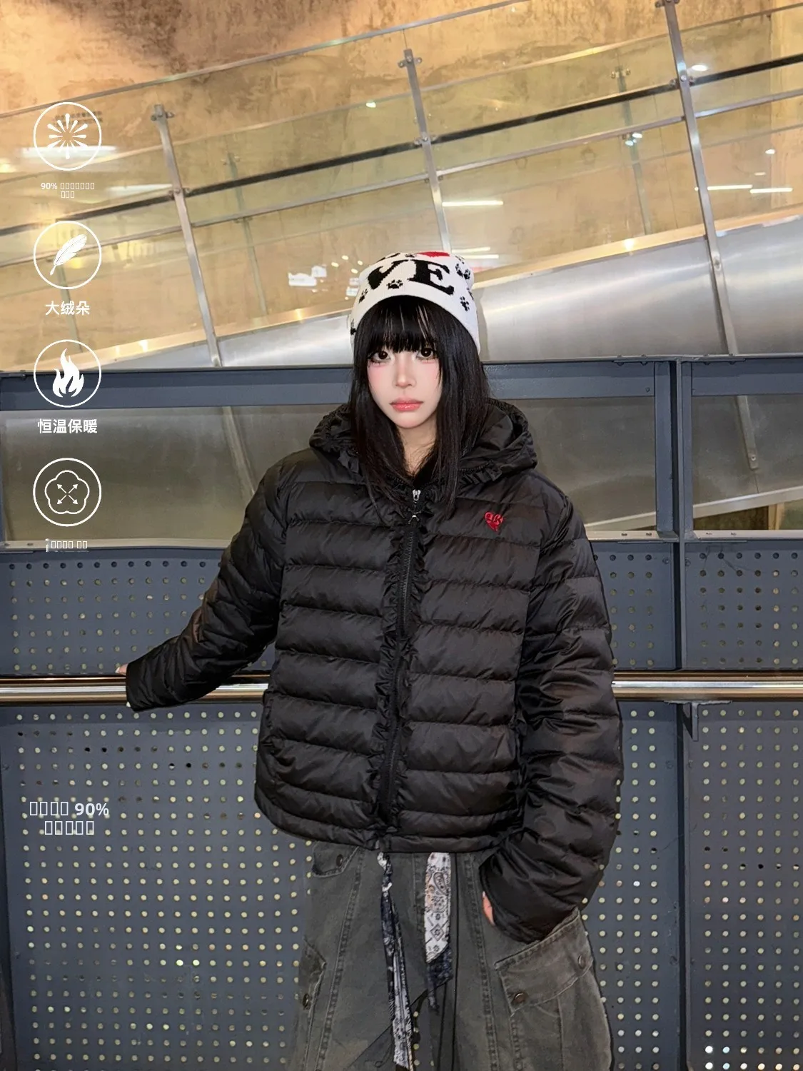 

New National Stand 90 White Du down Winter Jaet with Hood ex Warm Thi Outerwear Coat for Men And Women