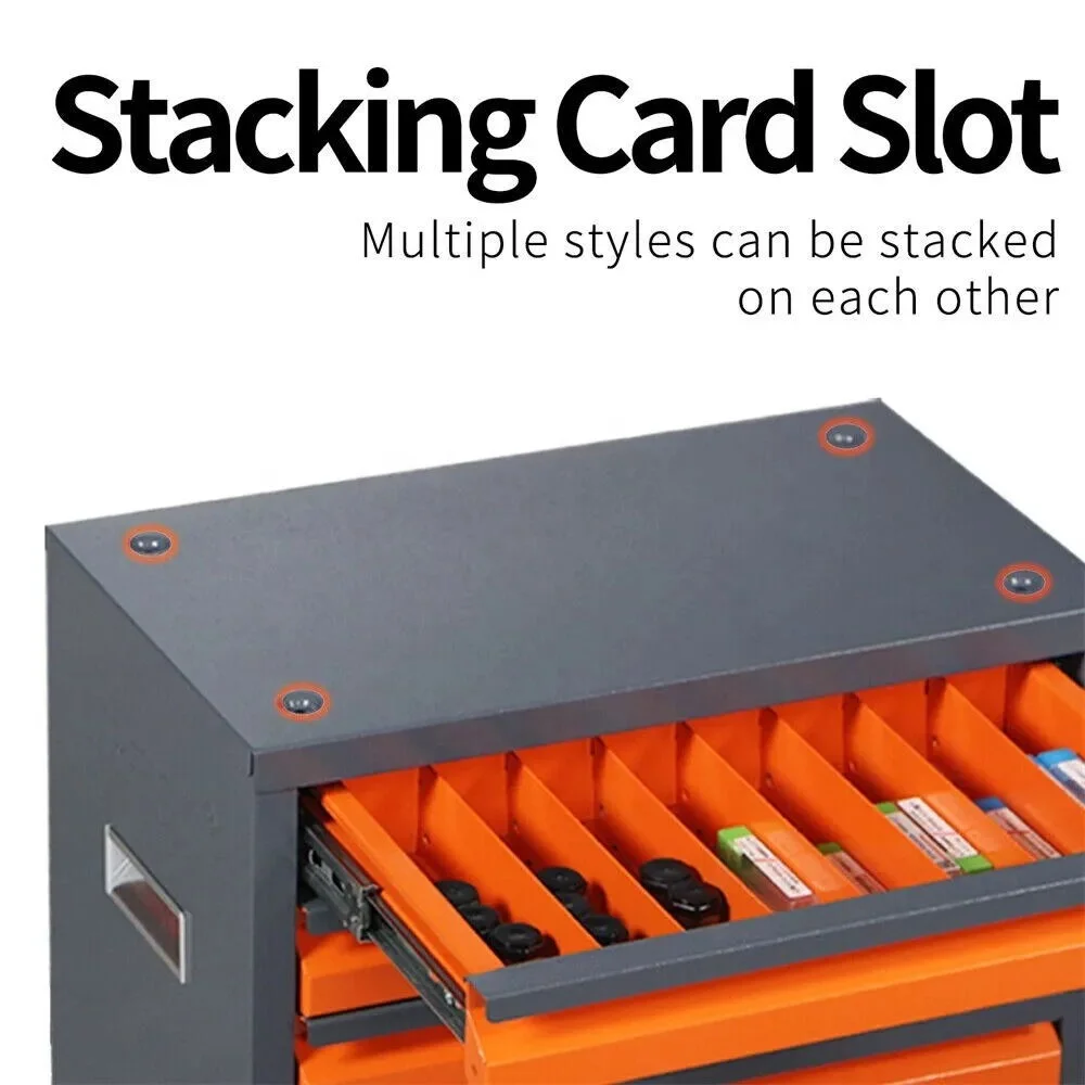 Milling Cutter Storage Cabinet Drill Bit & Coated Parts Storage Tool Cabinet With 5 Drawers