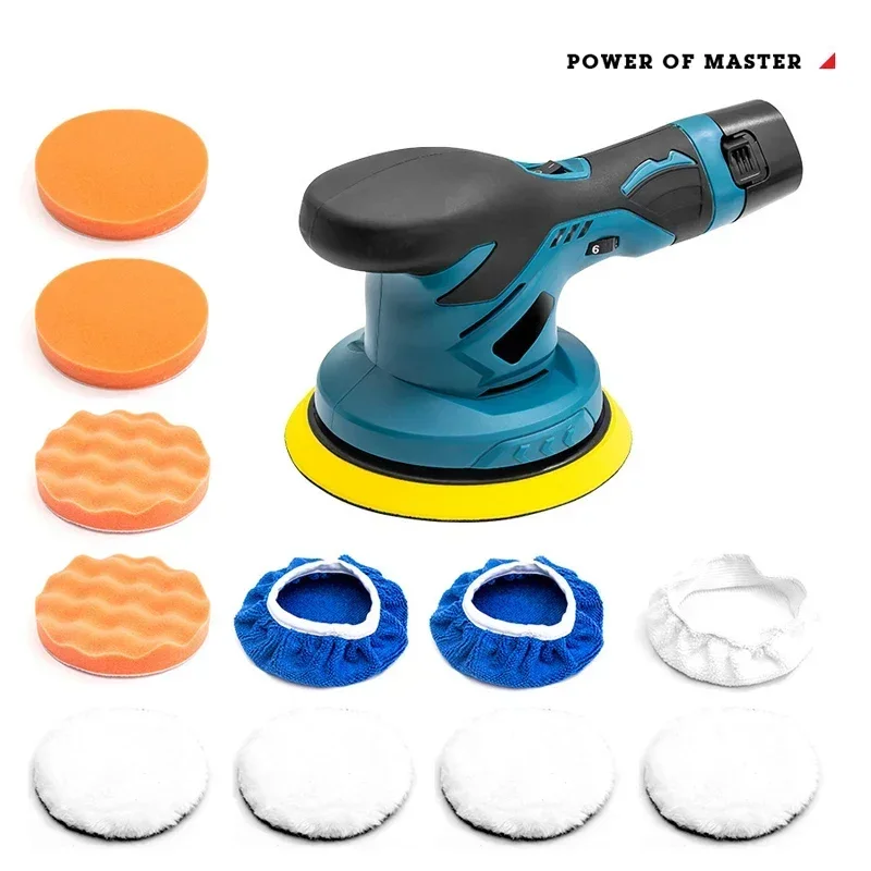 

12V Car Polisher Cordless Rechargeable Lithium Battery Polishing Machine Car Beauty Waxing Machine Handheld Grinding Machine