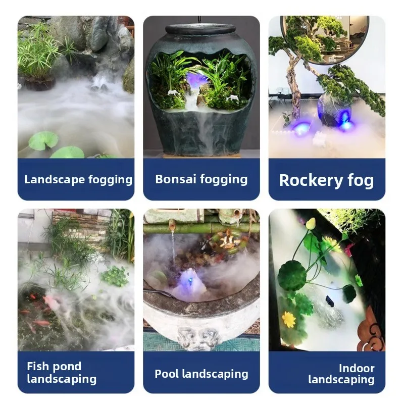 16mm Ultrasonic Atomizer Spray Head FOR Craft Rockery Fish Tank Ornament Water Flowing Landscape Atomization Replacement Parts