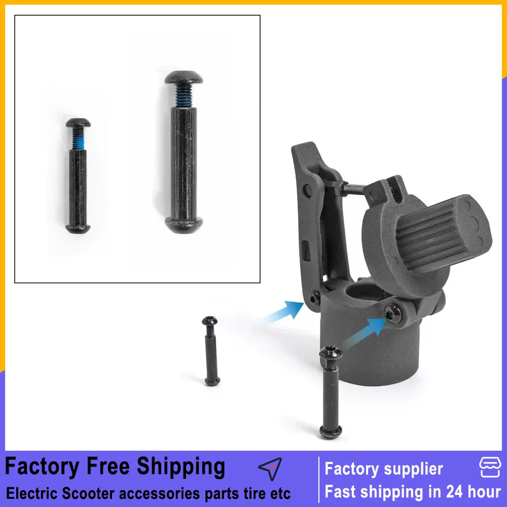 Klappschloss-Schrauben für Segway Ninebot MAX G30 G30 D Elektroroller, Klappbasis, fester Bolzen, schwarze Comprimento-Schrauben, Zubehör