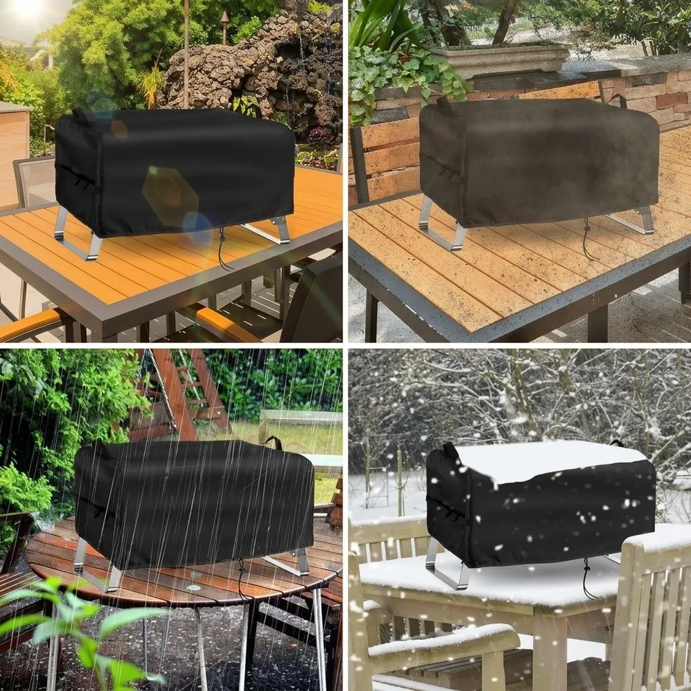 Grill Cover for NXR 3 Portable Burner 25 Inch Waterproof Fabric Protects Grill from Rain Snow and Airborne Particles