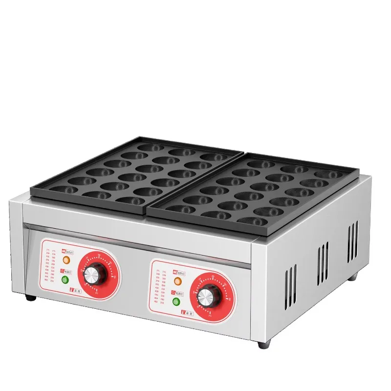 Commercial Cake Machine 50 Pieces Pancake Machine 1700W Non-Stick Waffle Machine, Mini Dutch Pancake Machine