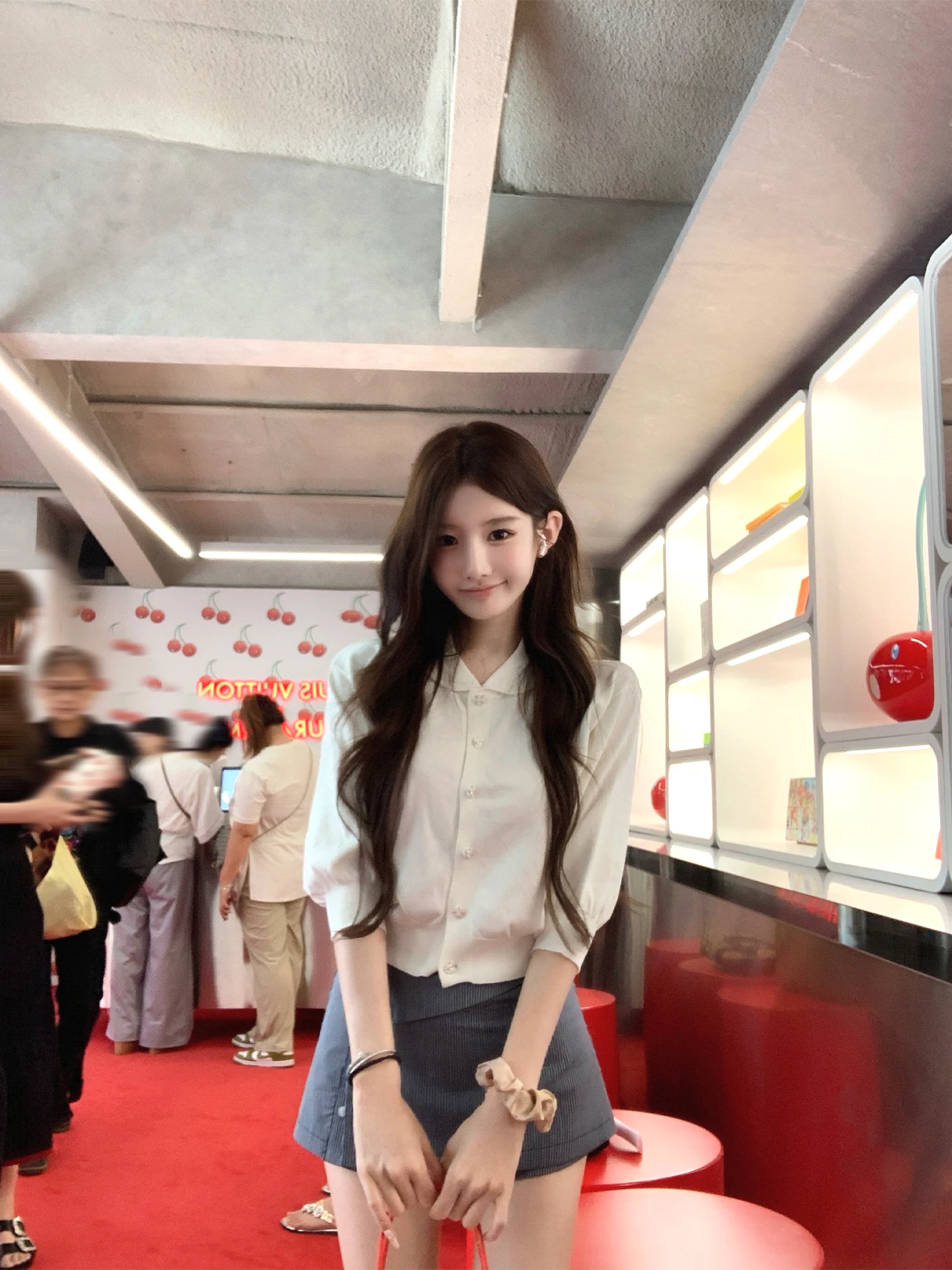 

Белый вязаный свитер с воротником-рюшем и шелковым топом Seven Sve от Bigking Baby Doll Ne, однотонный, китайский бренд, женский