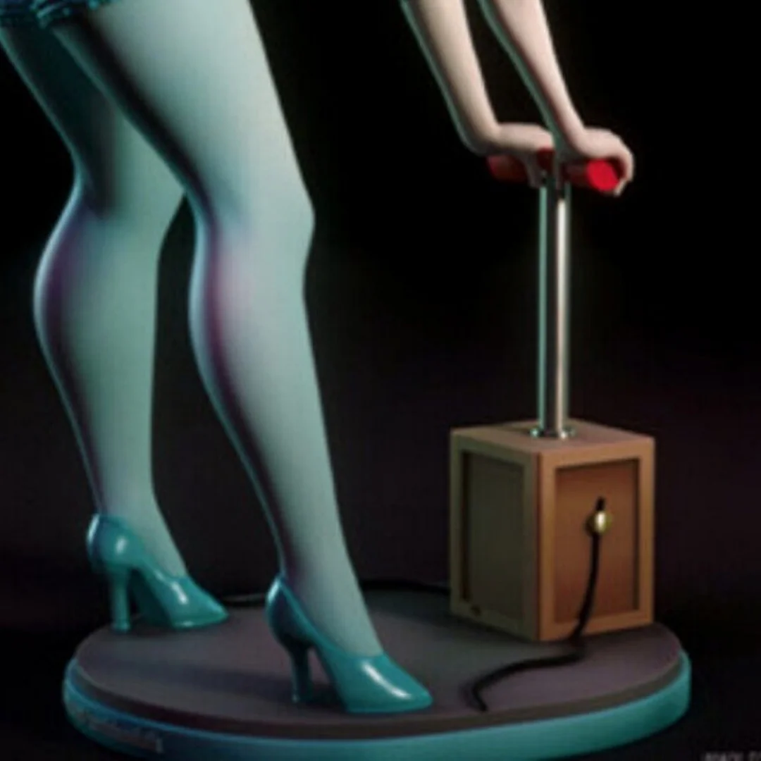 Resin Model Figure, 1/24 Scale The Girl Held The Engine Two Versions, GK, Unassembled and Unpainted Kit, 3D DIY Toy