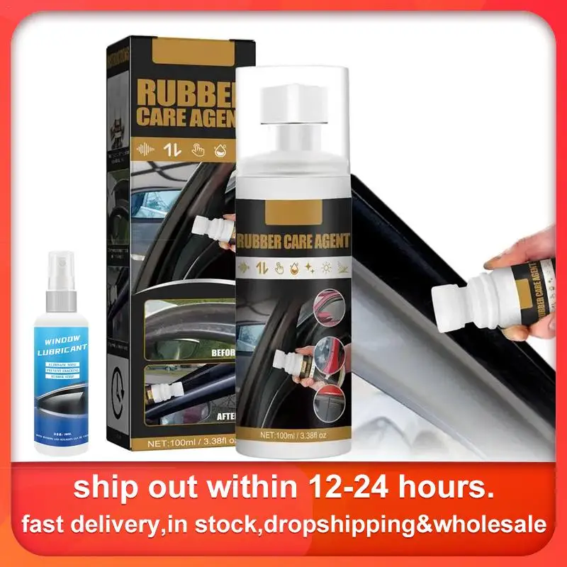 

Car Rubber Caring Agent Car Care Portable Rubber Curing Agent Dust And Swirl Remover Rubber Long Lasting Leather Restorer For