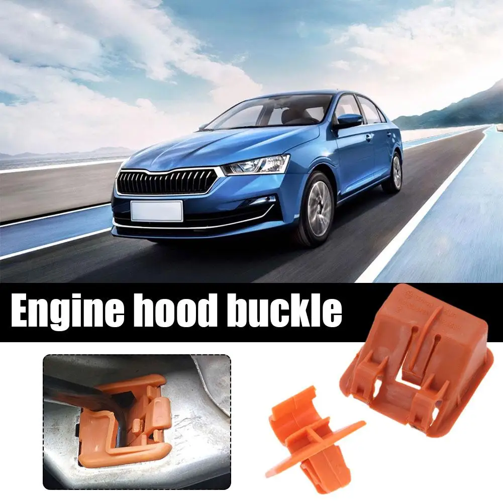 Plastic Car Seat Clamp Hood Bonnet Rod Stay Bracket Buckle Clip For Skoda Fabia 2007-2014 Car Hood Support Rod Fixing Bracket