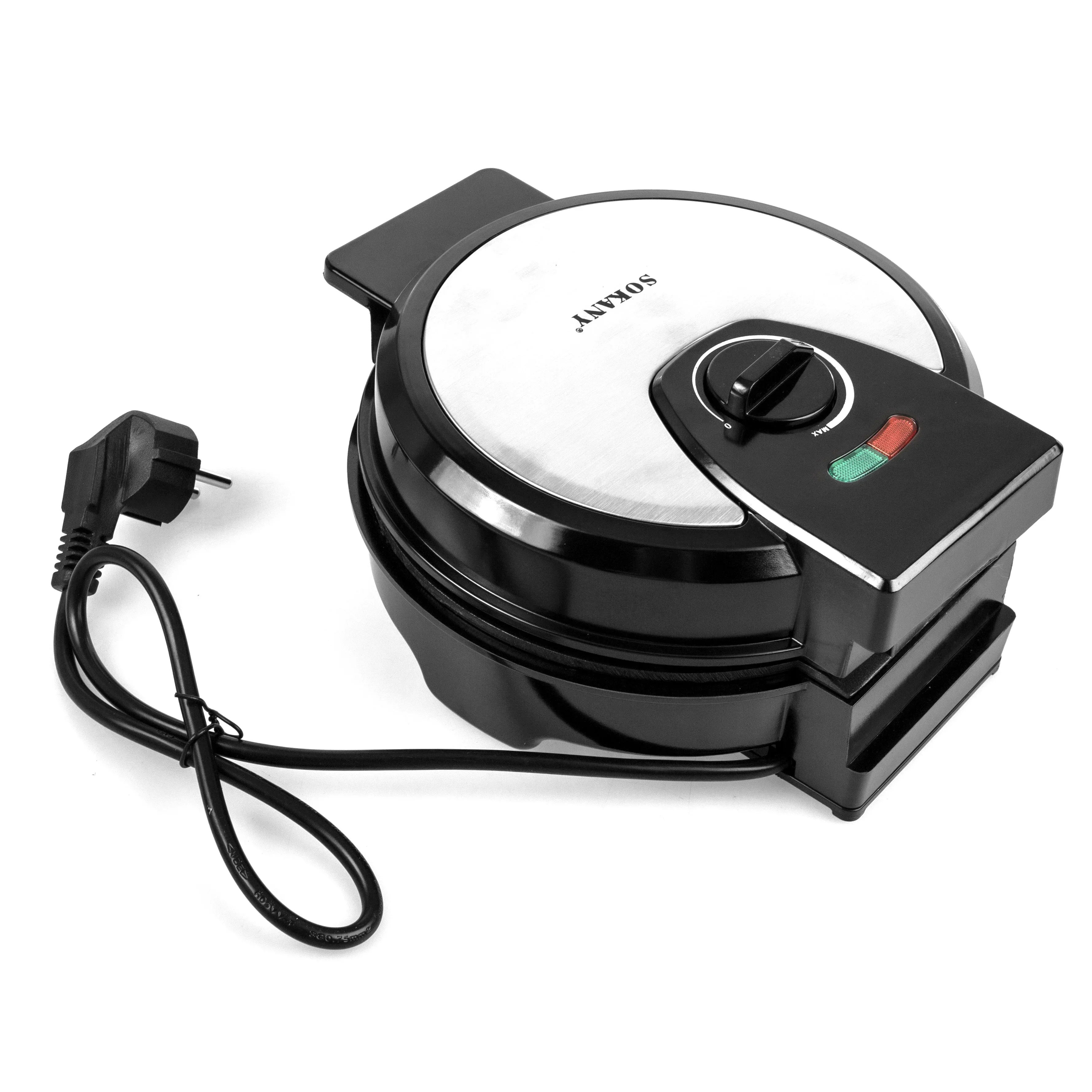 ماكينة صنع الدونات الكهربائية المحمولة وسهلة التشغيل تناسب 7 دونات - مثالية للإفطار والوجبات الخفيفة والحلويات