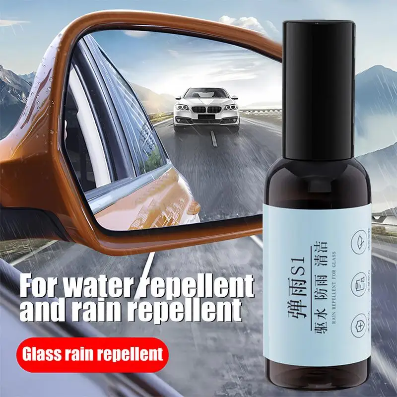 Auto Glass Anti-Fog Agent Anti Fog Car Windshield Interior 50ml Long Lasting Windshield Mirrors Water Repeller Windshield