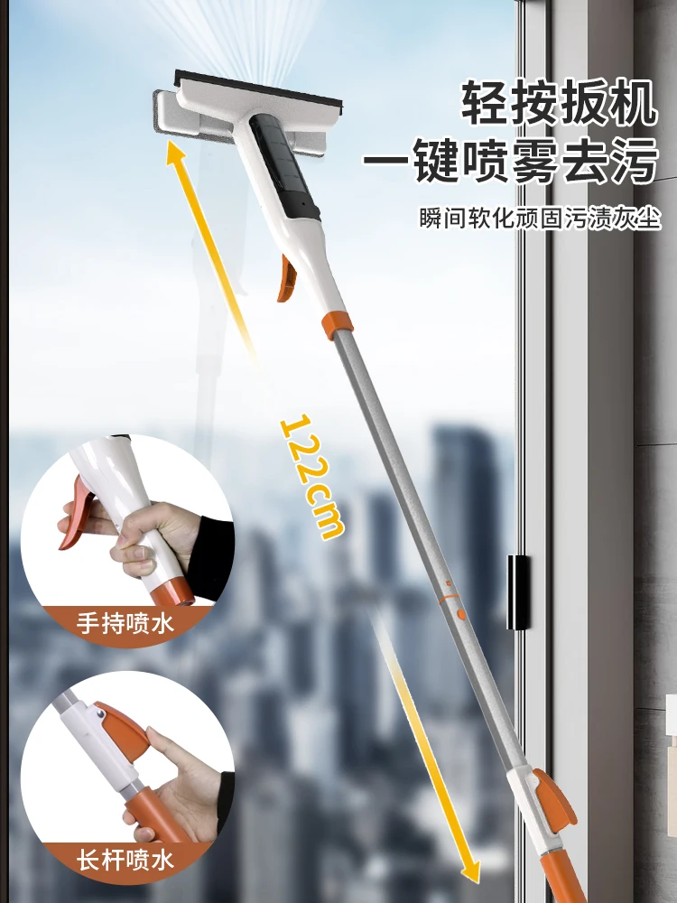 Japanese Glass Cleaning Tool 2023 New High rise Double sided Wipe Professional Cleaning and Window Wiping Special Wiper