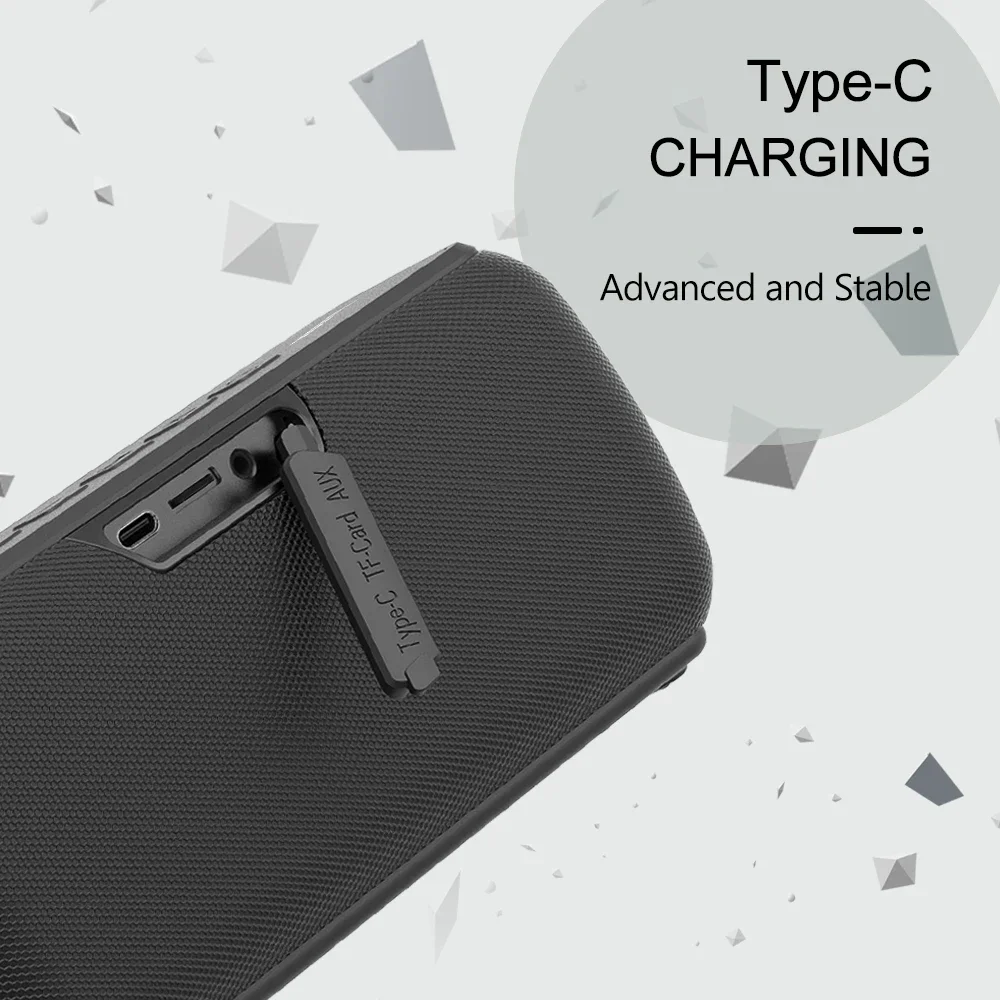 XDOBO X8 60W portable speaker Bluetooth speaker wireless Bluetooth subwoofer 6600mAh long-lasting TWS function supports TF/AUX