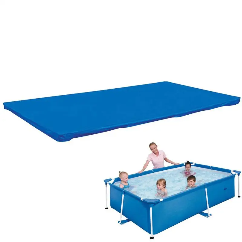 Tarps For Ground Pool UV-Resistant Weatherproof Covers For Pools Thickened Reusable Protector For Home Spa Bath Center Hotel