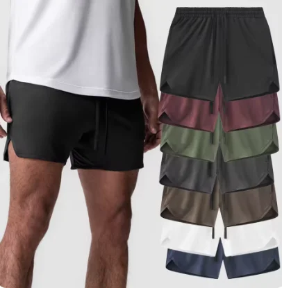 

Мужские летние спортивные шорты, быстросохнущие, дышащие, для пляжа, бега, тренировок, баскетбола, фитнеса, легкие, однослойные, спортивные брюки