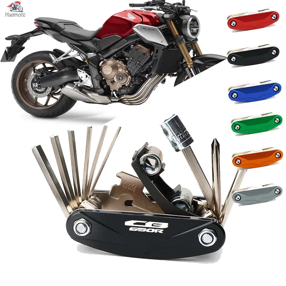 

Новый набор отверток для ремонта мотоциклов Honda CB650R CB 650R, инструмент 16 в 1, многофункциональный инструмент, аксессуары для инструментов