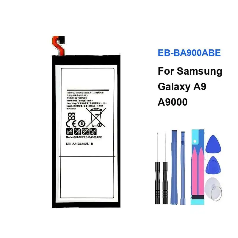 بطارية الهاتف لسامسونج غالاكسي A8 2018 A530/A8000 A800F/A8 A9 ستار بلس برو A90 A80 5G A908 بطاريات EB-BA900ABE EB-BA908ABY