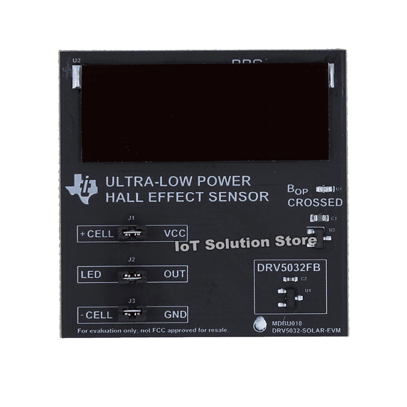DRV5032-SOLAR-EVM DRV5032 Ultra-Low Power, 1.65V to 5.5V Hall Effect Switch Sensor Evaluation Module DRV5032 SOLAR EVM
