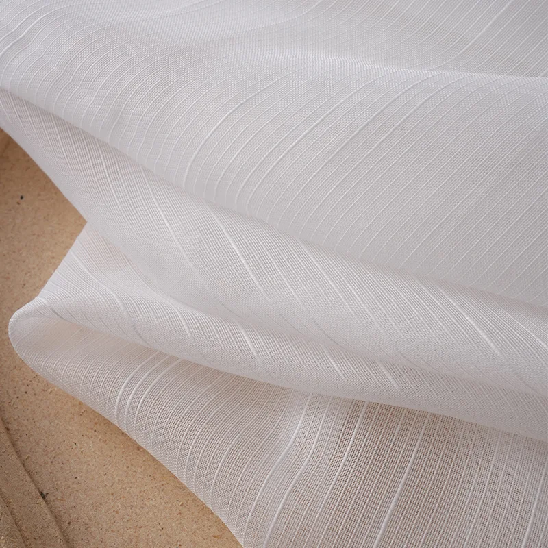 

Custom Size Fashion White Tulle Curtains for Living Dining Room Bedroom Window Decor Blackout Elegant Luxury European Fashion