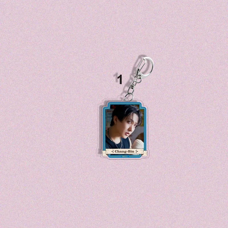 Симпатичный акриловый брелок Stray Kids SKZOO Surrounding Huang Xuanchen, Li Longfu, KARMA, Han Zhicheng Four Series Keychain